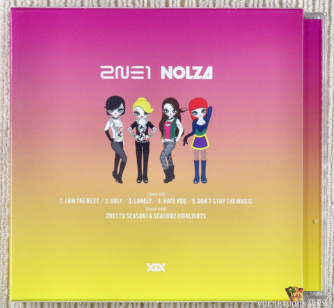 2NE1 – Nolza CD/DVD back cover