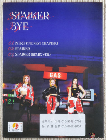 3YE ‎– Stalker CD back cover