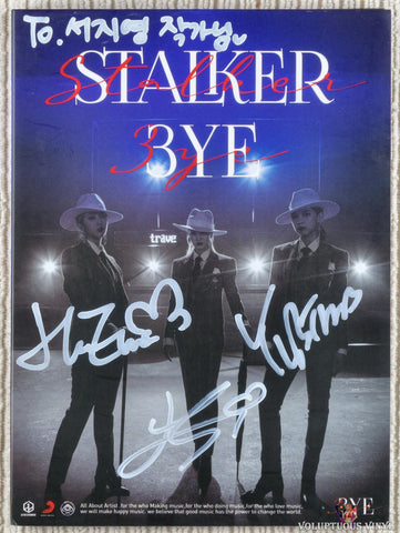 3YE – Stalker (2021) Autographed, Promo, Korean Press