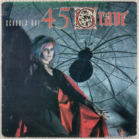 45 Grave – School's Out vinyl record front cover