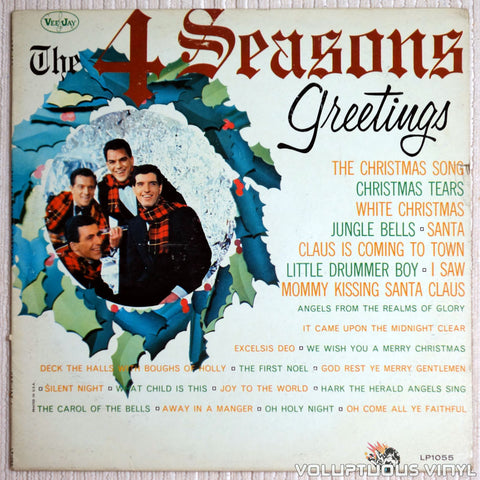 The 4 Seasons ‎– The 4 Seasons Greetings - Vinyl Record - Front Cover