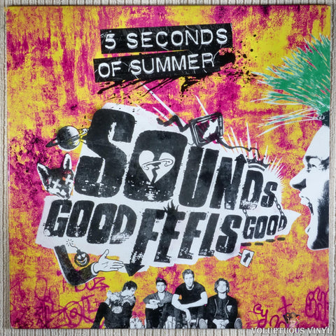 5 Seconds Of Summer ‎– Sounds Good Feels Good vinyl record front cover