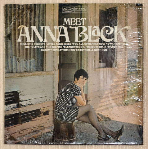 Anna Black ‎– Meet Anna Black vinyl record front cover