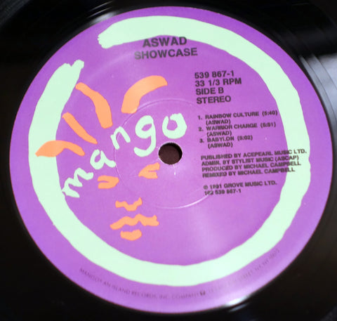 Aswad – Showcase vinyl record