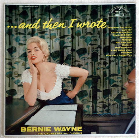 Bernie Wayne His Orchestra And Chorus ‎– ...And Then I Wrote vinyl record front cover