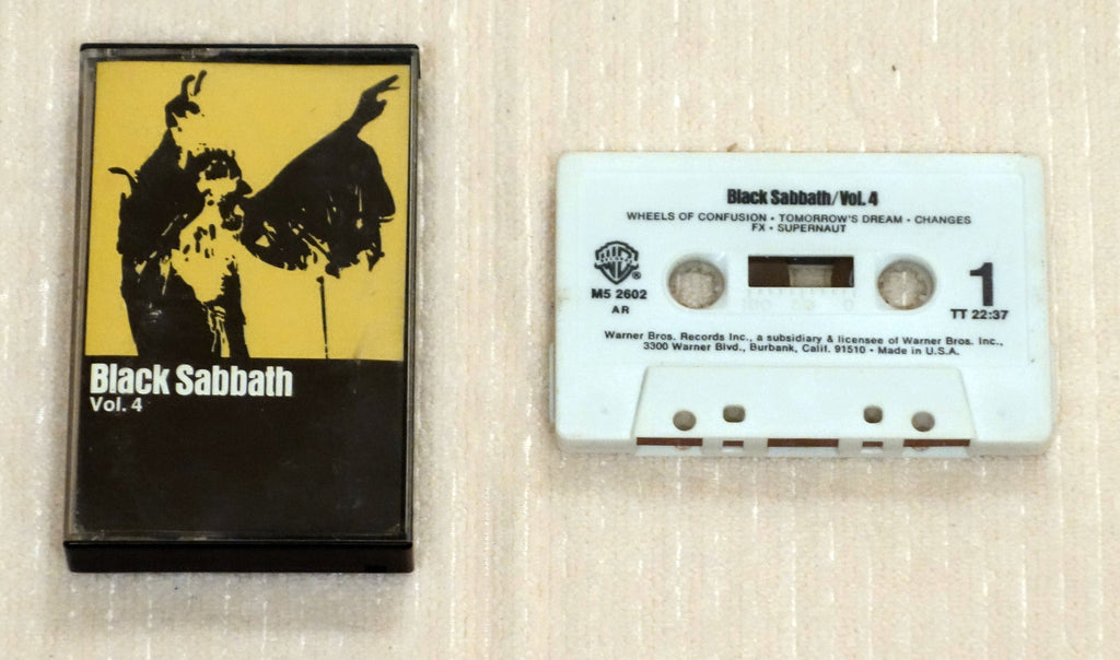 Black Sabbath ‎– Black Sabbath Vol. 4 cassette tape