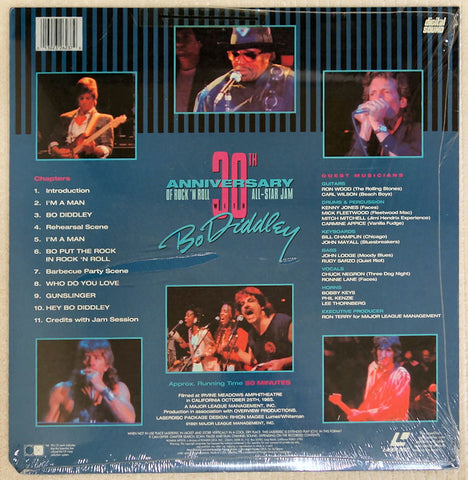 Bo Diddley 30th Anniversary Rock N Roll - Laserdisc - Back Cover