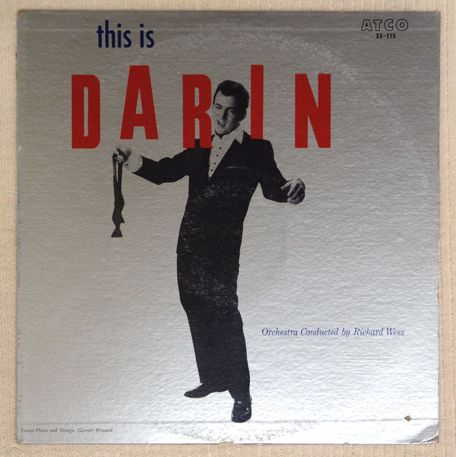 Bobby Darin This Is Darin vinyl record front cover.