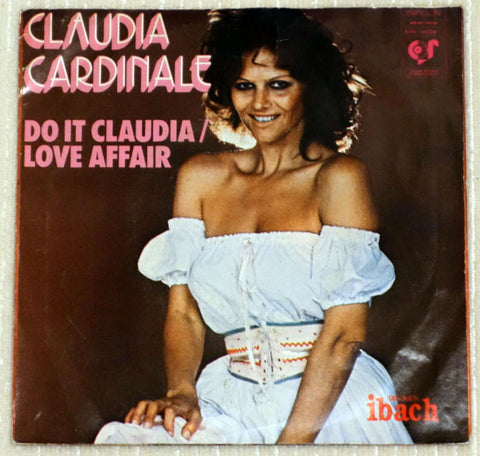 Claudia Cardinale ‎– Do It Claudia - Love Affair vinyl record back cover