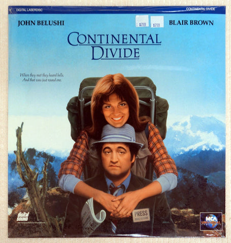 Continental Divide LaserDisc front cover