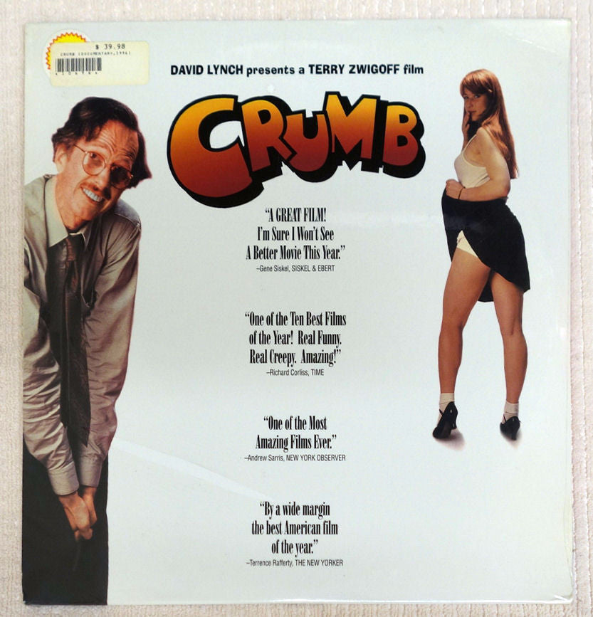 Crumb 1994 documentary on laserdisc front cover.