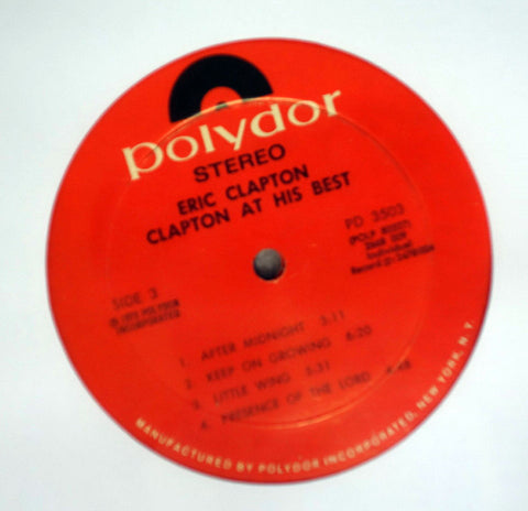 Eric Clapton – At His Best vinyl record