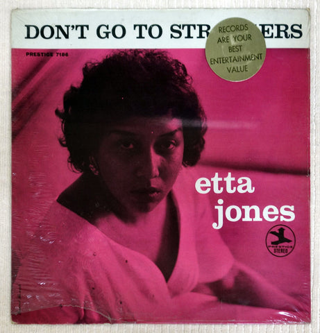 Etta Jones ‎– Don't Go To Strangers vinyl record front cover