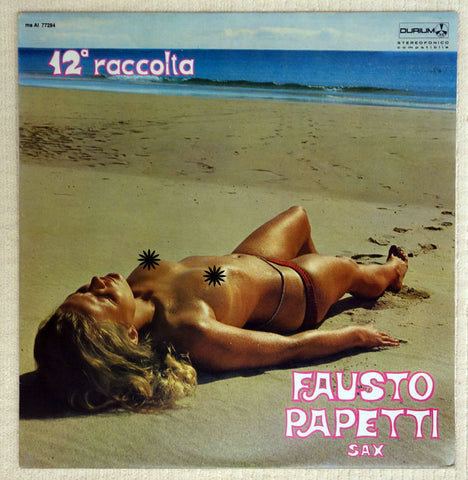 Fausto Papetti ‎– 12a Raccolta - Vinyl Record - Front Cover