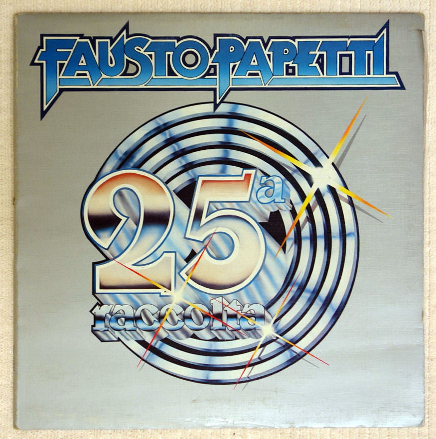Fausto Papetti ‎– 25a Raccolta - Vinyl Record - Front Cover