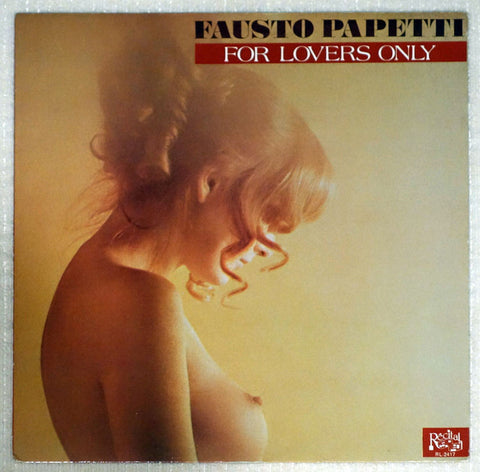 Fausto Papetti – For Lovers Only vinyl record front cover
