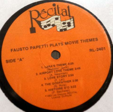 Fausto Papetti – Movie Themes vinyl record