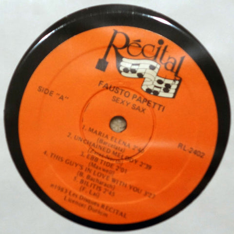 Fausto Papetti – Sexy Sax vinyl record