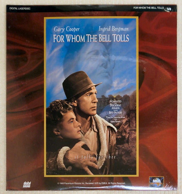 For Whom the Bell Tolls LaserDisc front cover