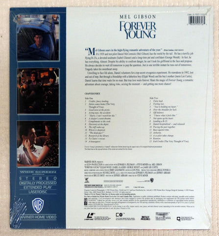 Forever Young laserdisc back cover.