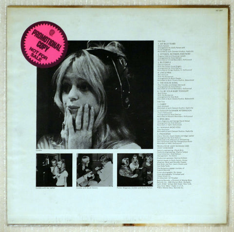 Goldie Hawn – Goldie vinyl record back cover