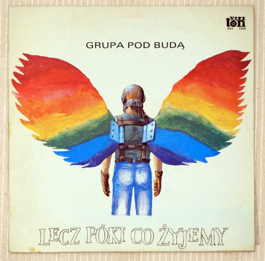 Grupa Pod Budą ‎– Lecz Póki Co Żyjemy vinyl record front cover