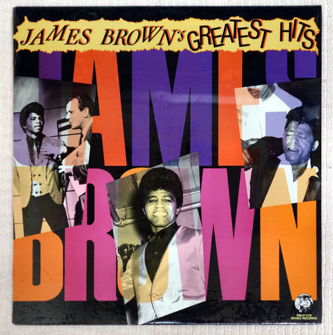 James Brown – James Brown's Greatest Hits vinyl record front cover