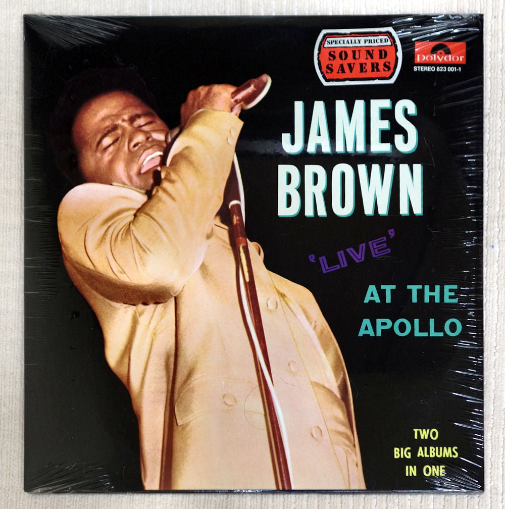 James Brown – Live At The Apollo vinyl record front cover