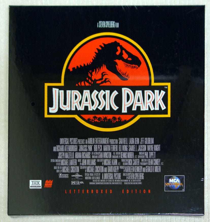 Jurassic Park laserdisc box set front cover