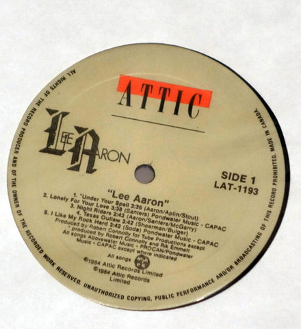Lee Aaron ‎– Lee Aaron vinyl record