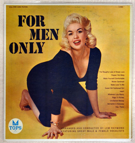 Lew Raymond – For Men Only vinyl record front cover