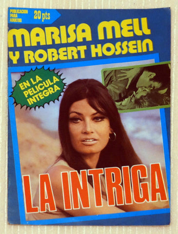 Cover for Photo Novella for a film starring Marisa Mell