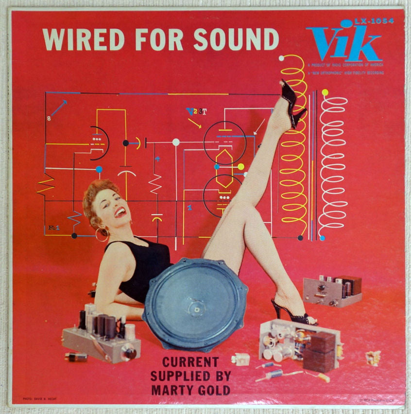 Marty Gold – Wired For Sound vinyl record front cover
