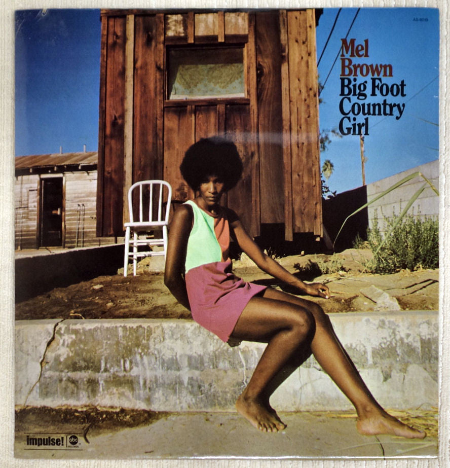 Mel Brown – Big Foot Country Girl vinyl record front cover