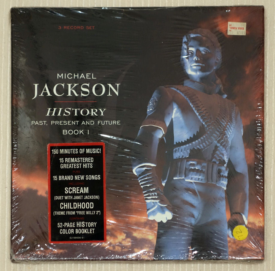 Michael Jackson – HIStory - Past, Present And Future - Book I vinyl record front cover