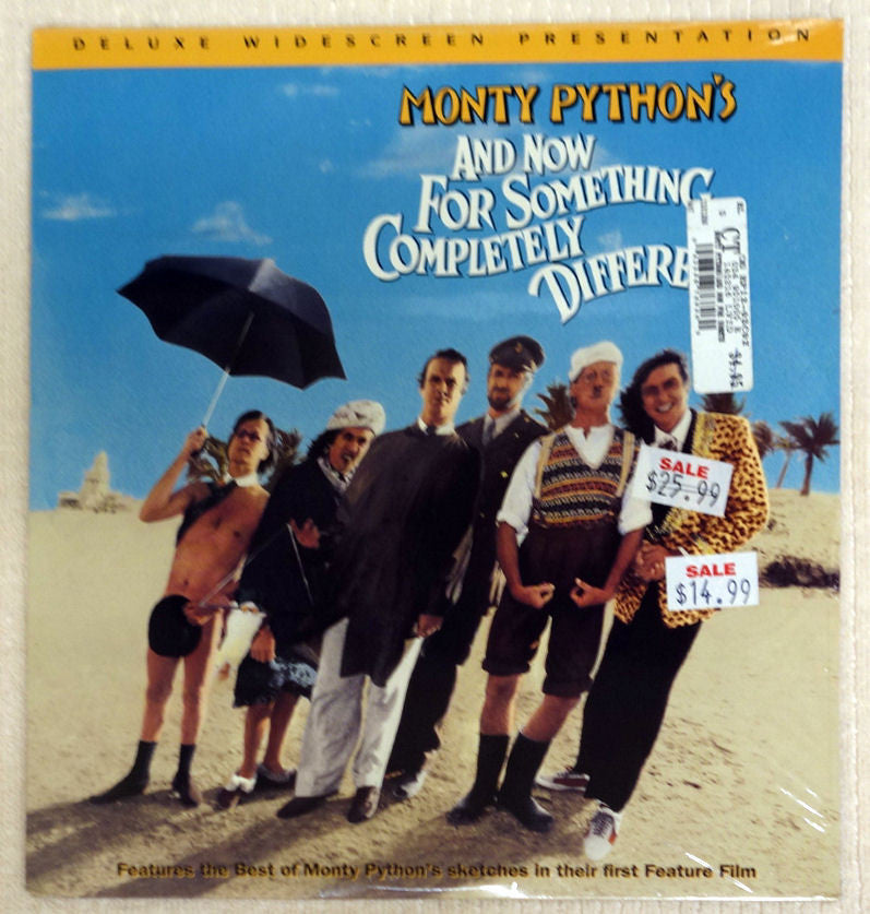 Monty Python's And Now For Something Completely Different - Laserdisc - Front Cover