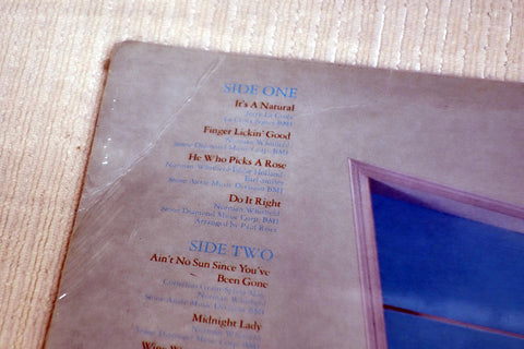 Rare Earth – Midnight Lady vinyl record back cover top left corner