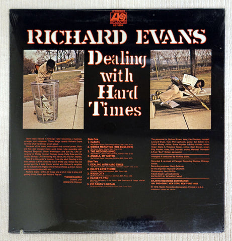 Richard Evans – Dealing With Hard Times vinyl record back cover