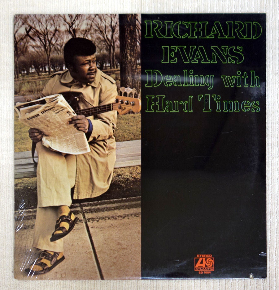 Richard Evans – Dealing With Hard Times vinyl record front cover