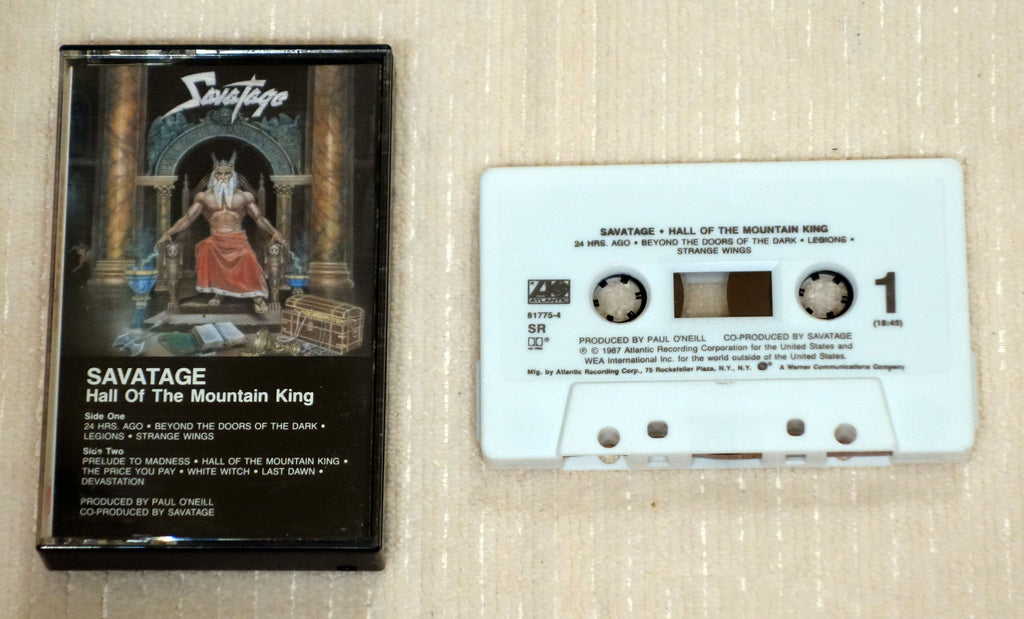 Savatage ‎– Hall Of The Mountain King - Cassette