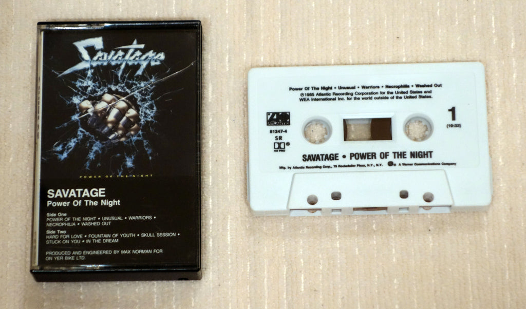 Savatage ‎– Power Of The Night - Cassette