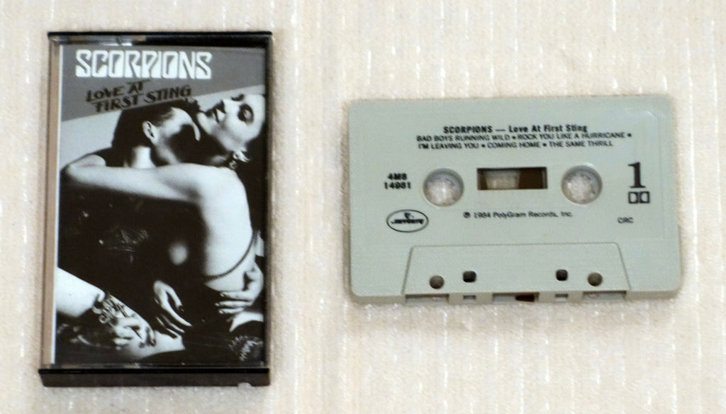 Scorpions ‎– Love At First Sting cassette tape