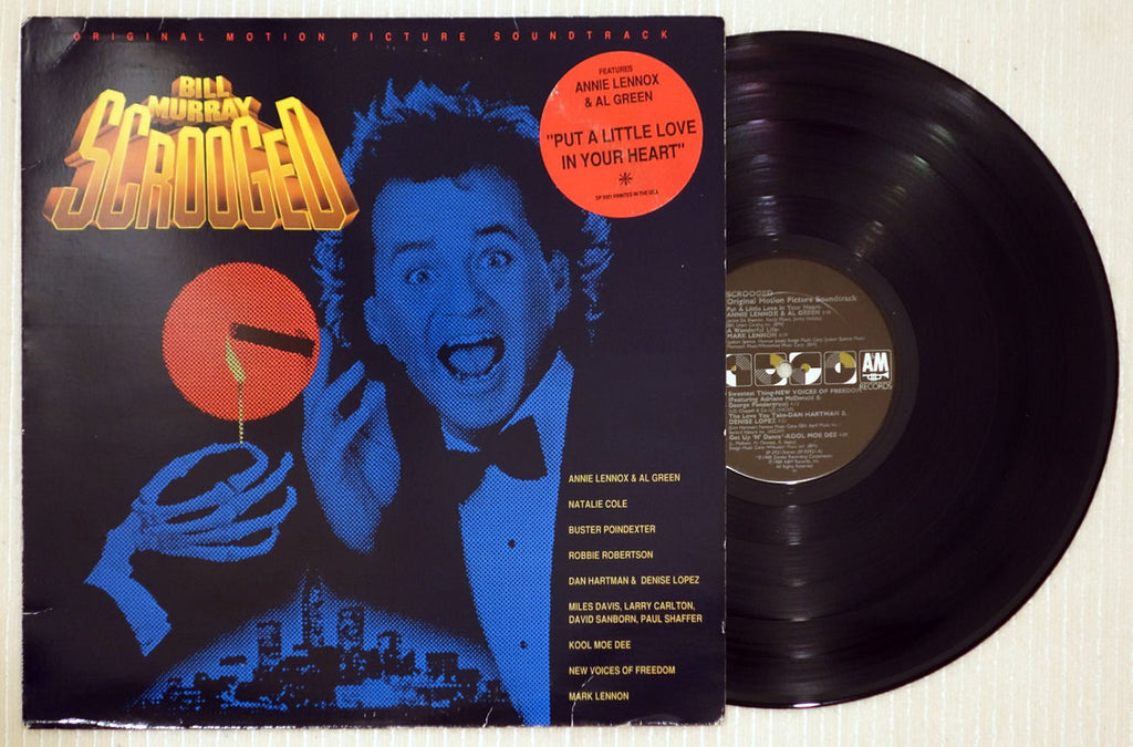 Various ‎– Scrooged - Original Motion Picture Soundtrack vinyl record