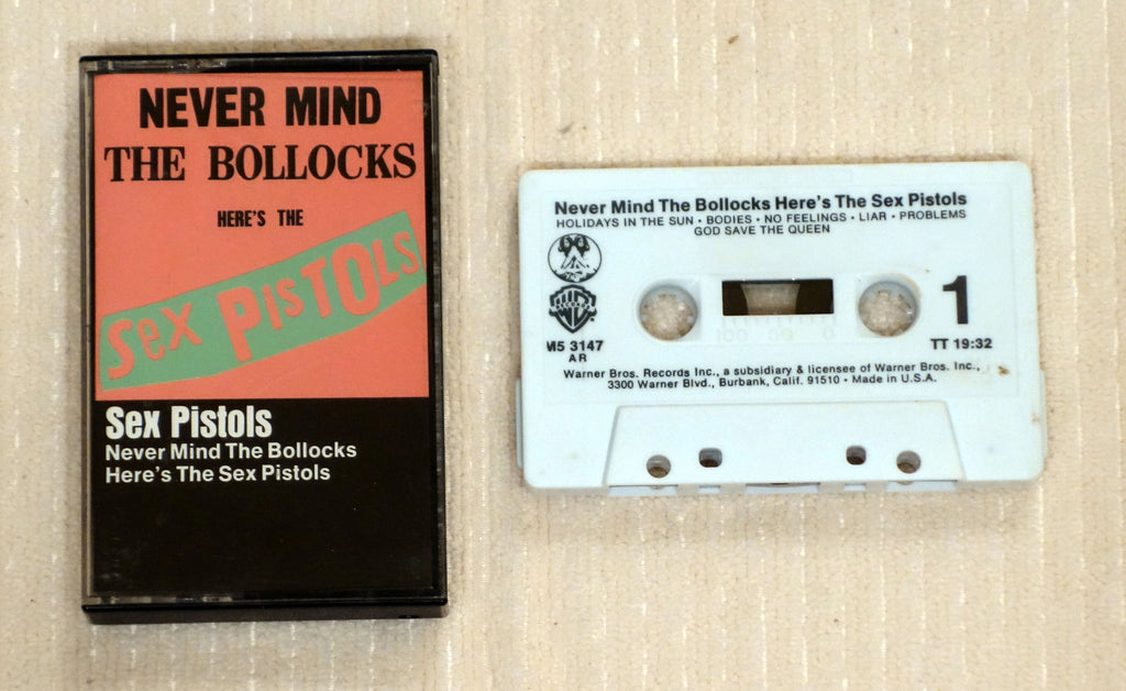 Sex Pistols ‎– Never Mind The Bollocks Here's The Sex Pistols - Cassette