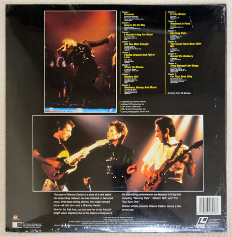 Sheena Easton Live at the Palace - Laserdisc - Back Cover
