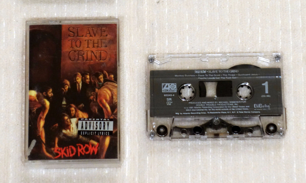 Skid Row ‎– Slave To The Grind cassette tape