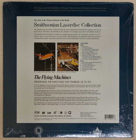 Smithsonian Flying Machines - Laserdisc - Back Cover