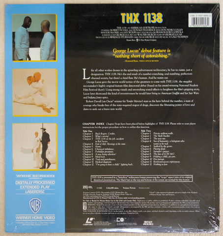 THX 1138 - Laserdisc - Back Cover