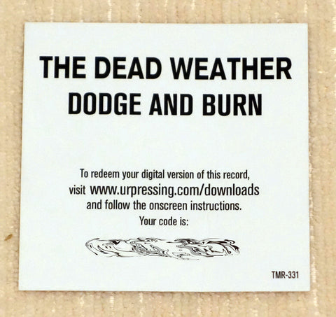The Dead Weather ‎– Dodge And Burn - Vault 25 Limited Edition - Digital Download