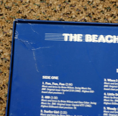 The Rock 'N' Roll Era The Beach Boys 1962-1967 vinyl record back cover top left corner